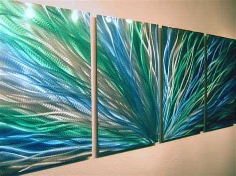 15 Inspirations Blue Green Abstract Wall Art