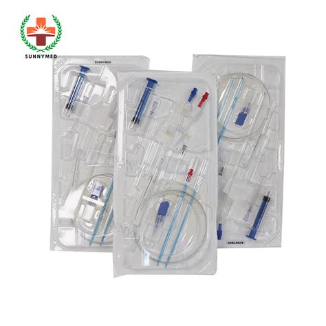 sy hc medical disposable double lumen hemodialysis kit dialysis catheter china lumen