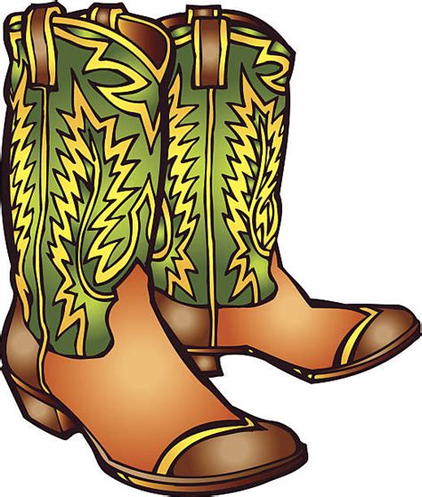 Best Cowboy Boot Illustrations Royalty Free Vector Graphics And Clip Art