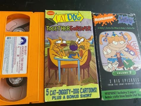 Ragrats Angelica Cat Dog Catdog Vhs Nickelodeon Rare Eur 3362