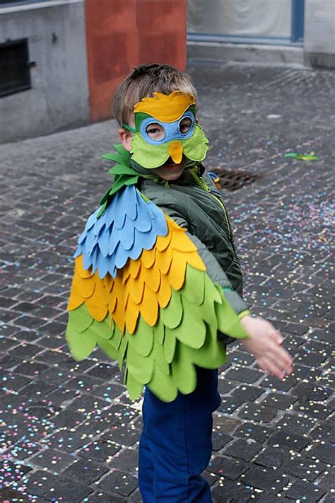 Parrot Costume For Children Kids Bird Dress Up Costume For Halloween