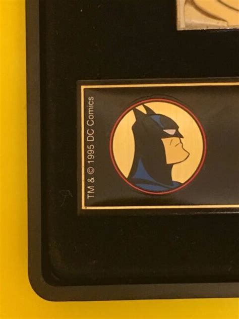 The Batman Collection Pin Badge Set ~ Warner Brothers Dc Comics 1995 Ebay