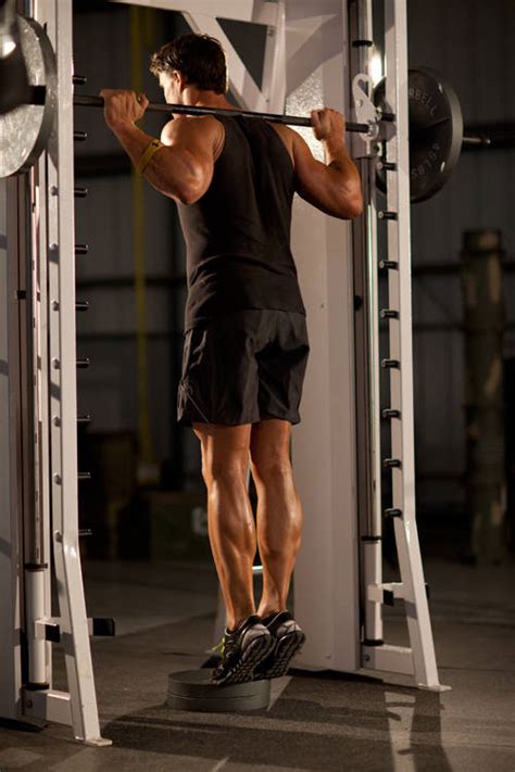 Smith Machine Calf Raise Exercise Guide And Video