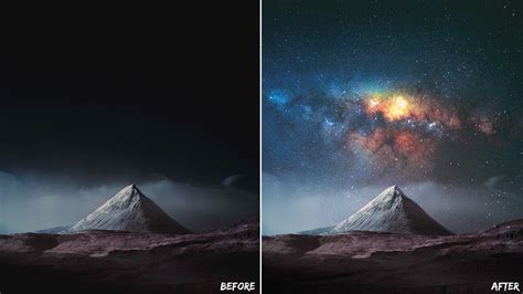 68 Realistic Night Sky Photoshop Overlays Transparent  Etsy