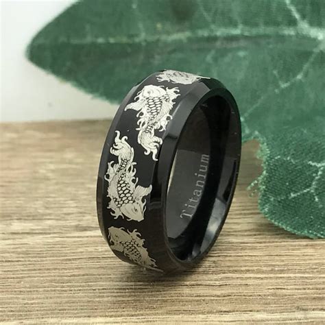 Https://tommynaija.com/wedding/koi Fish Engraved Mens Wedding Ring