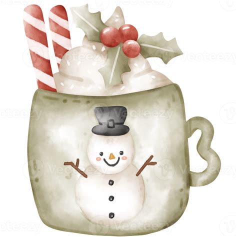 Coffee Mug Snowman 13755329 Png