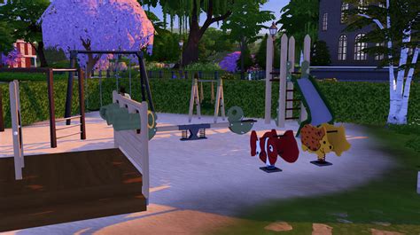 Sims 4 Playground Lot Mel Bennett