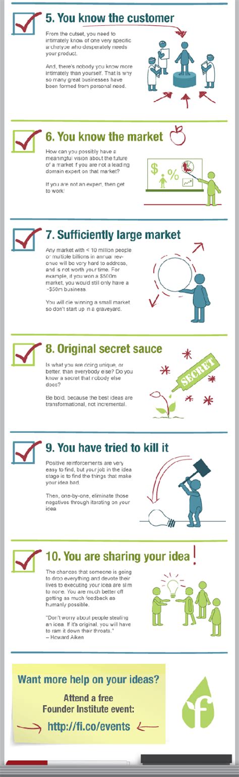 For The Start Up Entrepreneur 10 Rules For A Great Startup Idea