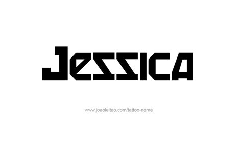 Jessica Name Tattoo Designs