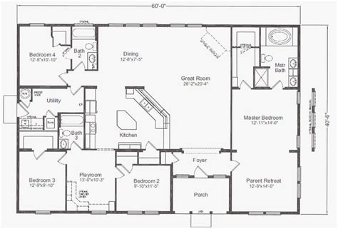Most Popular 60x40 Barndominium Floor Plans
