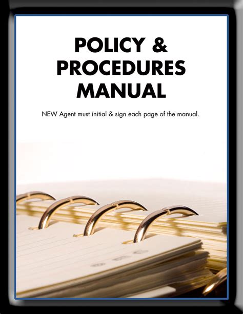 Policies And Procedures Manual Examples Coolhfiles