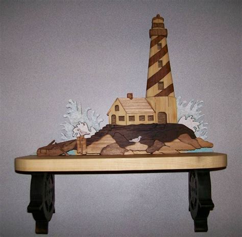 Lighthouse Shelf Scroll Saw Project Done By Rd Wilson ~ Pattern Not