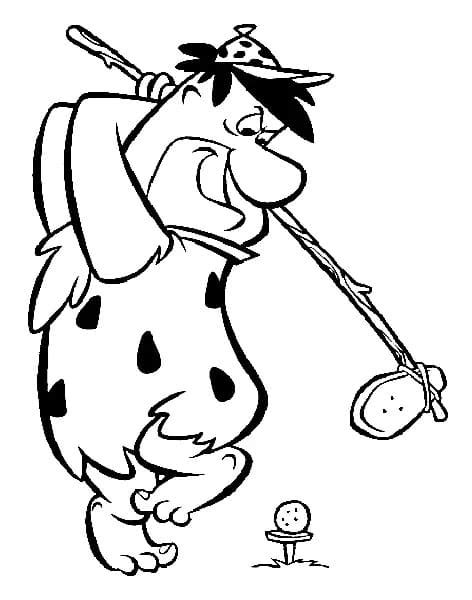 Fred And Wilma Flintstone Coloring Page Download Print Or Color