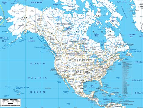 Mapa De Carreteras De América