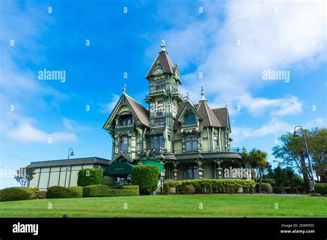 Carson Mansion Exterior View The Building Is A Historic Victorian