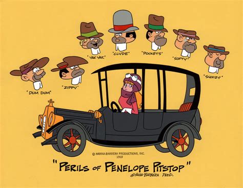 Comic Mint Animation Art The Perils Of Penelope Pitstop 1969