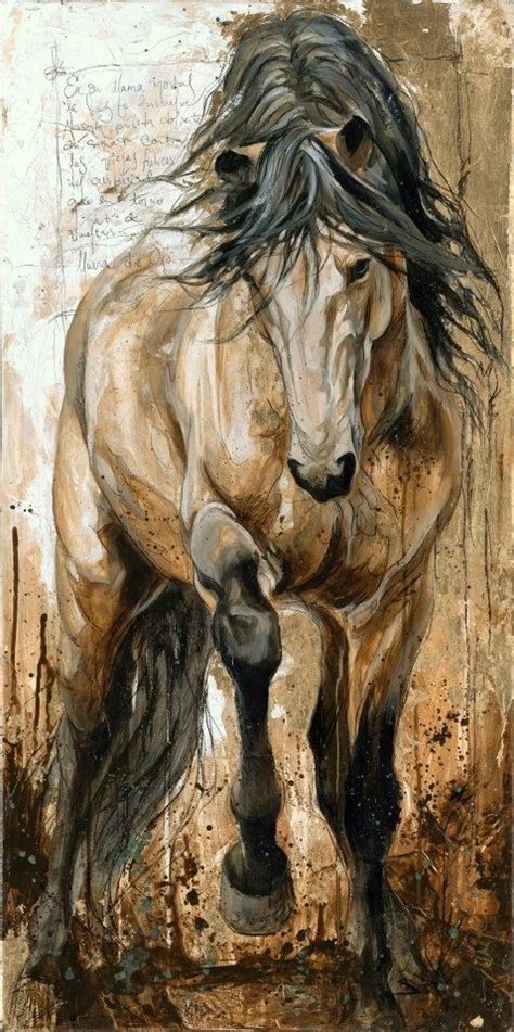 Passionate Horse Painting By Elyse Genest • Horse