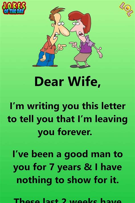 A Man Decides To Leave His Wife Her Reply Is Priceless Jokes Of The Day
