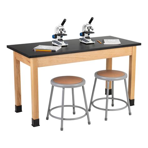Learniture Science Lab Table W Chemical Resistant Top 24 W X 54 L