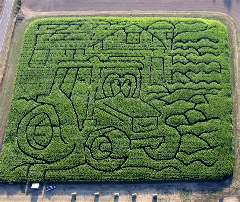 Has To Be The Most Vivid Corn Maze Weve Seen This Season Drought