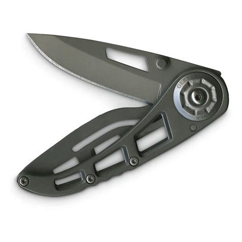 Gerber Ripstop 1 Folding Knife And Tempo Led Microlight Combo 283358