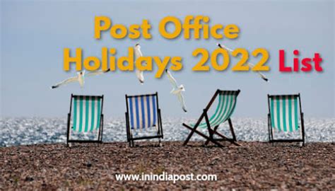 Post Office Holidays 2022 All Post Offices Will Be Closed On In India