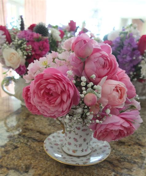 Made, tea pot by cauldon ceramics. Antique Style: Antique Teapot Flower Arrangements at a Wedding