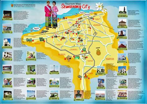 Peta Tempat Wisata Di Kota Semarang Tempat Wisata Indonesia