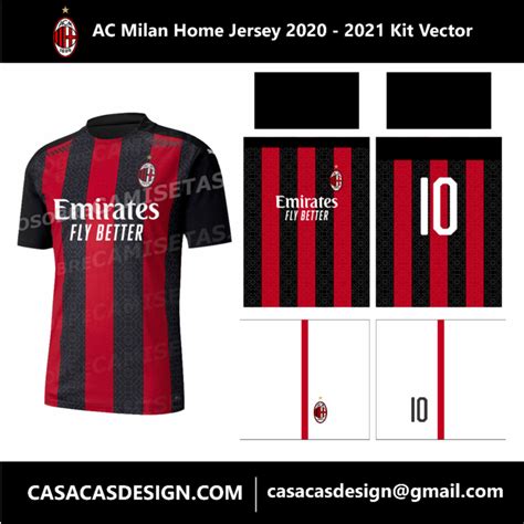 Find ac milan jersey in canada | visit kijiji classifieds to buy, sell, or trade almost anything! AC MILAN HOME JERSEY 2020 - 2021 KIT VECTOR - Casacas Design