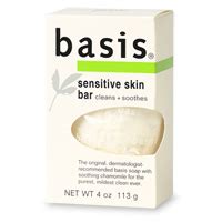 Work up lather in hand, wash cloth. Basis Sensitive Skin Bar - 4oz - Interstitial Cystitis ...