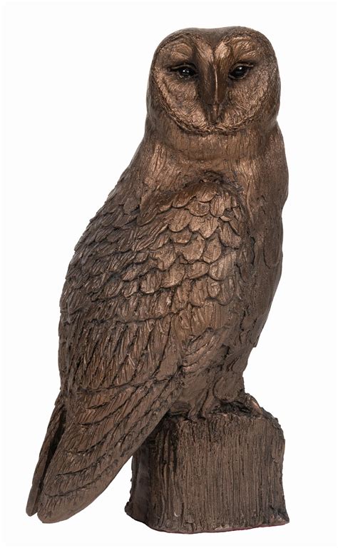 Barn Owl Bronze Sculpture Harriet Dunn Bronze Ts