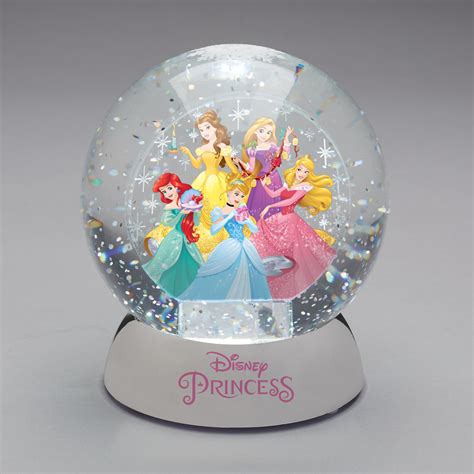 Walt Disney Princess Snow Globe Statue S