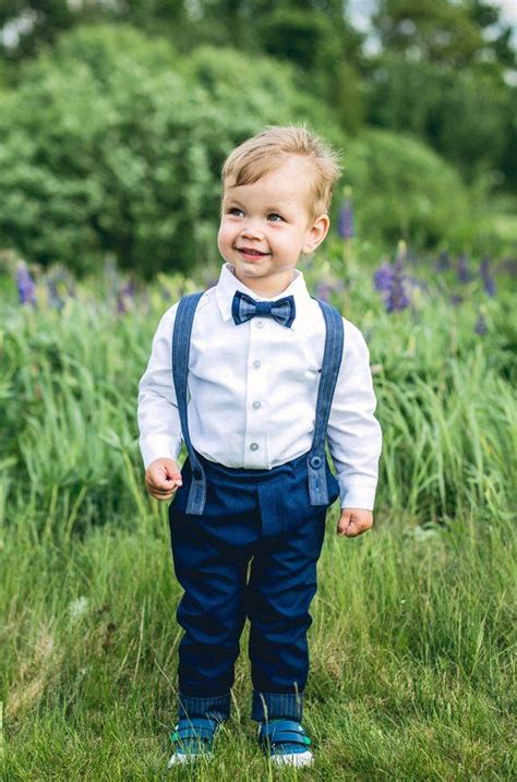Baby Wedding Outfit Ring Bearer Suit Baptism Outfit Boy Ring Bearer