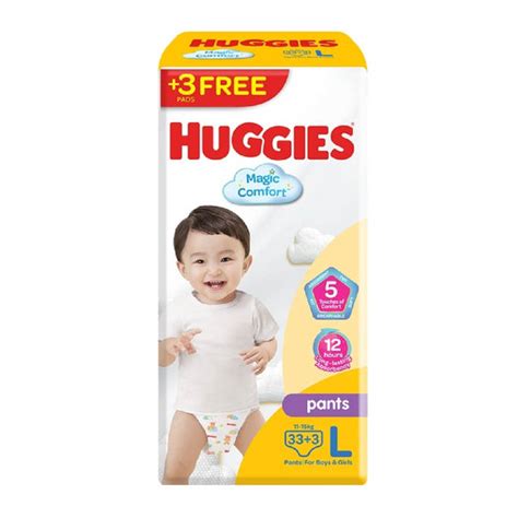 Huggies Magic Comfort Pants Baby Diaper L 36s