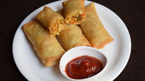 Spring Roll Recipe In Hindi Spring Rolls Is Very Tasty Snack That Is