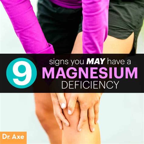 9 signs you have magnesium deficiency and how to treat it