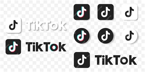Logotipo Do Tik Tok ícone Do Tiktok ícones De Mídia Social Ilustração
