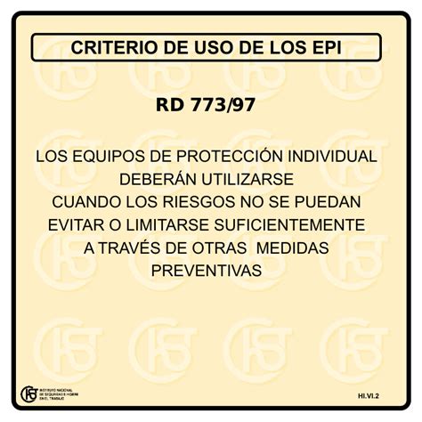 Nueva Ventanacriterio De Uso De Los Epi Pdf 24 Kbytes