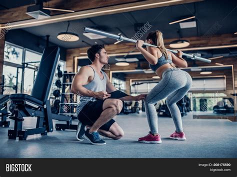 Couple Gym Image And Photo Free Trial Bigstock