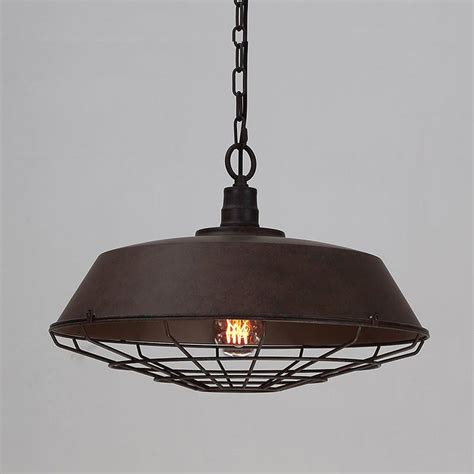 Rustic modern industrial pendant lighting,light fixture,industrial light ,home bar restaurant light. Rustic Industrial Cage Pendant Light - Tudo and Co - Tudo ...