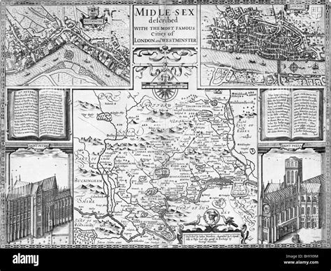 17th Century London Map