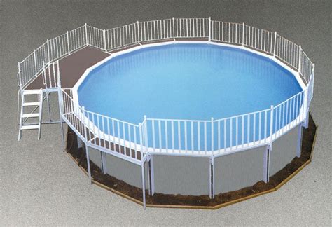 Aluminum Pool Deck Pool Fence Kits Above Ground Pools Above Ground