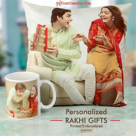 Buy personalised gifts online with myflowertree. Buy personalized rakhi gifts online for your brothers and ...