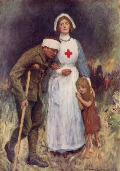 Red Cross Nurse In Wwi By William Hatherell