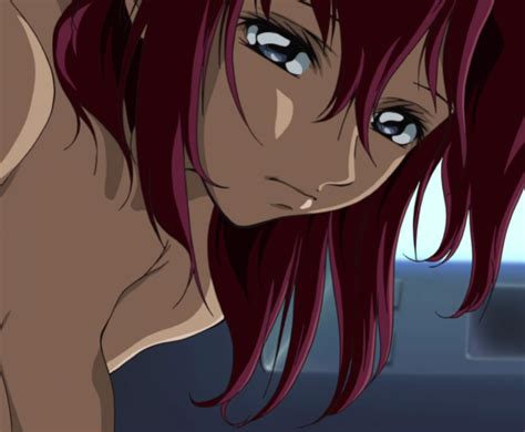 Flay Allster Gundam Gundam Seed Screencap 1girl Red Hair Image