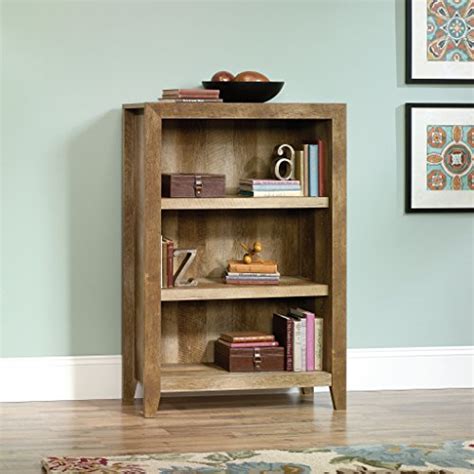 Sauder Dakota Pass 3 Shelf Bookcase Craftsman Oak Finish Lavorist