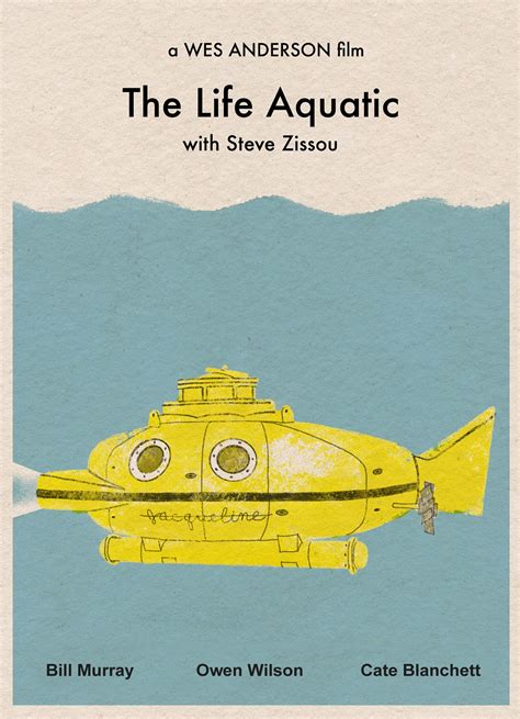 The Life Aquatic Met Steve Zissou 16x12 Movie Poster Print Etsy