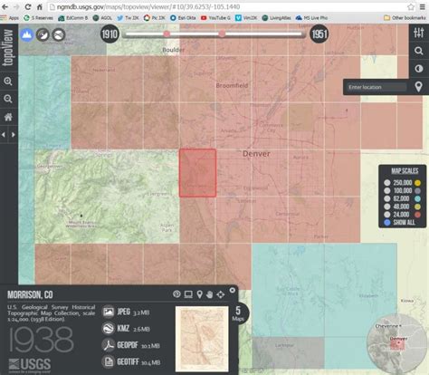 Topoview For Browsing And Downloading Usgs Topographic Maps Spatial Reserves