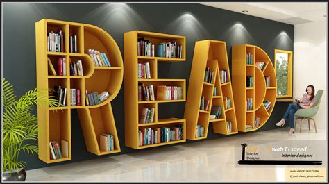 Read Library Design Behance