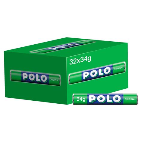 Nestlé Polo Original Mint Sweets 34g Paper Wrap Bestway Wholesale